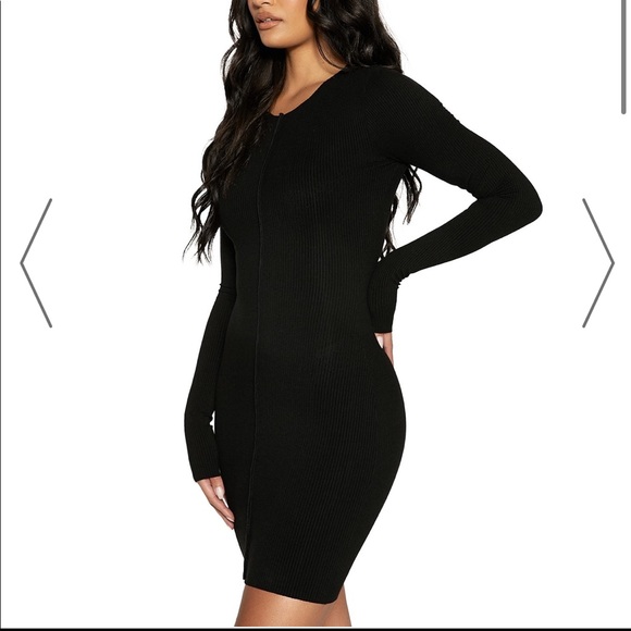 NWOT NAKED WARDROBE SNATCHED VIBES DRESS Size XL - Picture 5 of 13